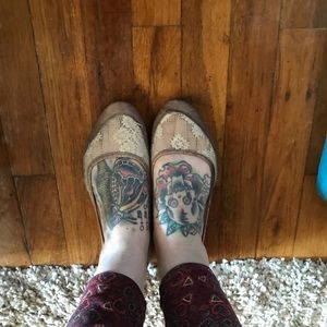 Adorable crochet lace flats from Urban outfitters